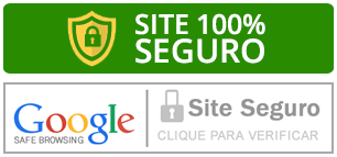 Selo Google Safe Browsing — site verificado e seguro
